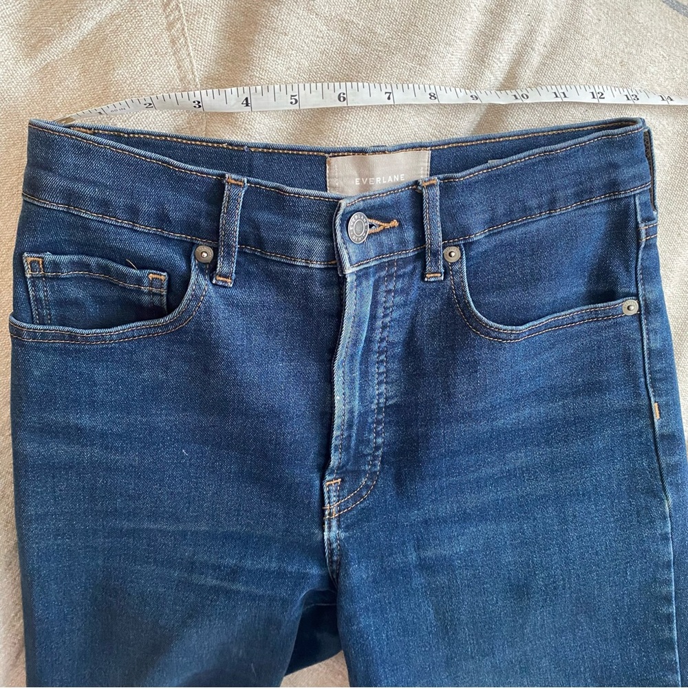 EVERLANE Medium Wash High Rise Skinny Jeans - Picture 5 of 8